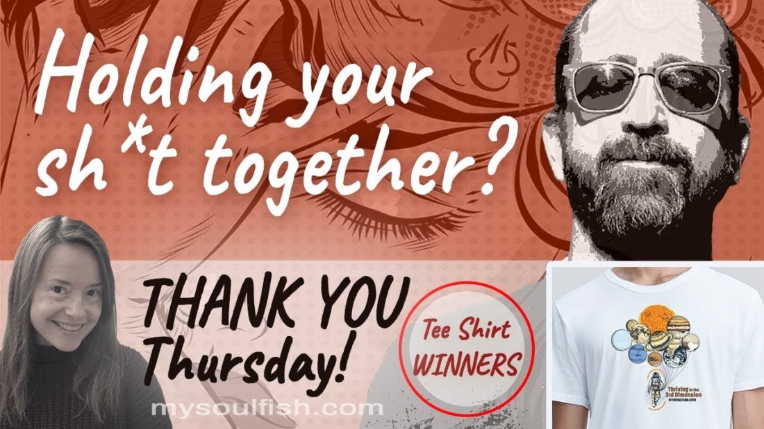 Trying to keep your sh*t together? Here’s some love. * PLUS more love – subscribers win t-shirts!
