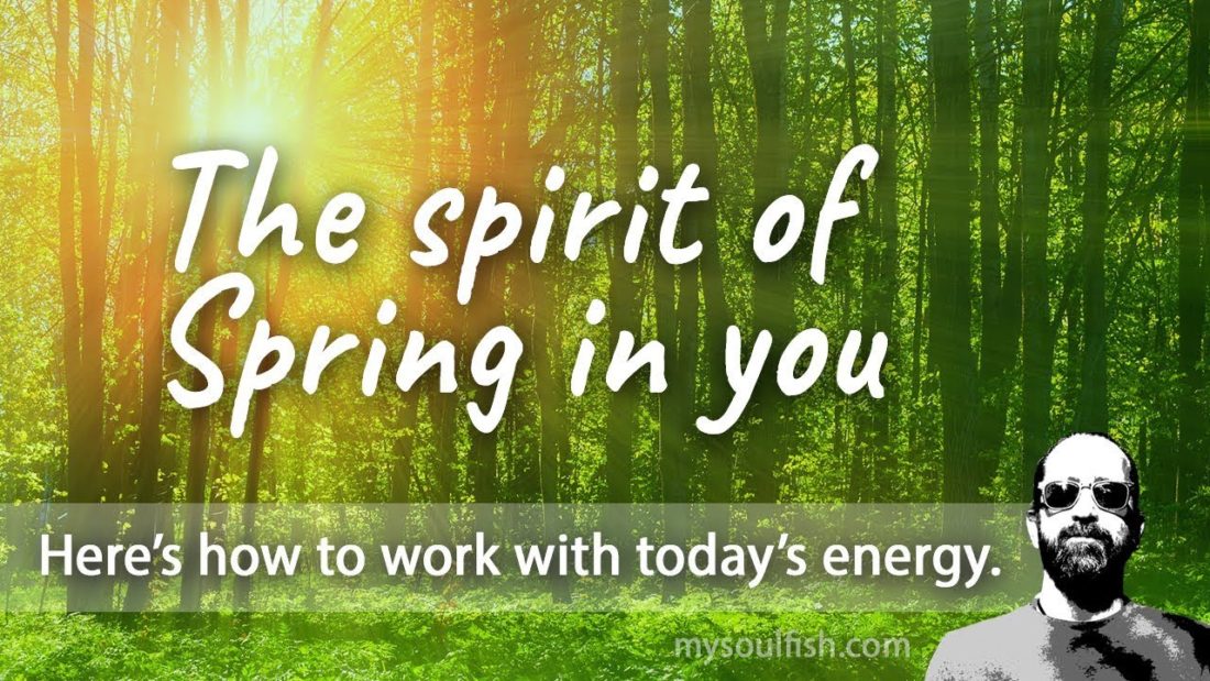 Today, the spirit of Spring in you.